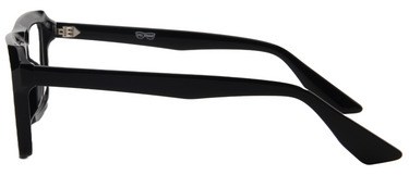 Safari Men Afro Motif Eyeglasses: Tolu - Black - SpecSMART Eye Clinic (Side View)